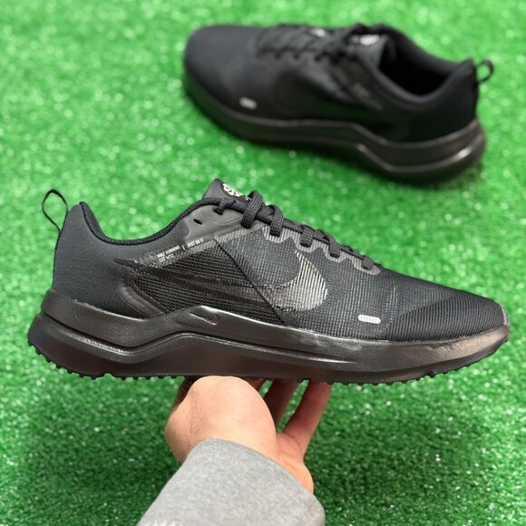 Nike Downshift 12 Low Mens Running Shoes Black DD9293-002 NEW Multi Sz - Picture 1 of 4